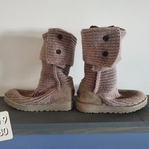 Grey Knitt Uggs Size 9